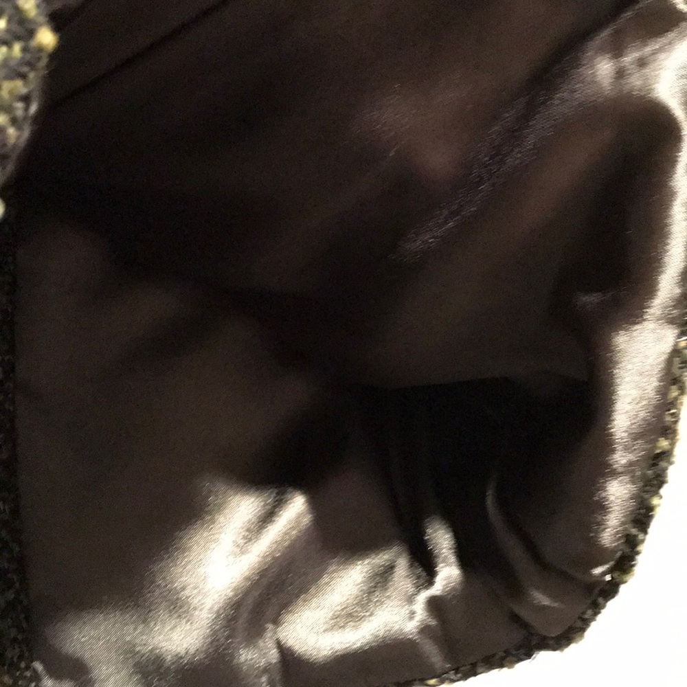 Buckle Faux Fur Hooded Tweed Vest NWT - Picture 8 of 8